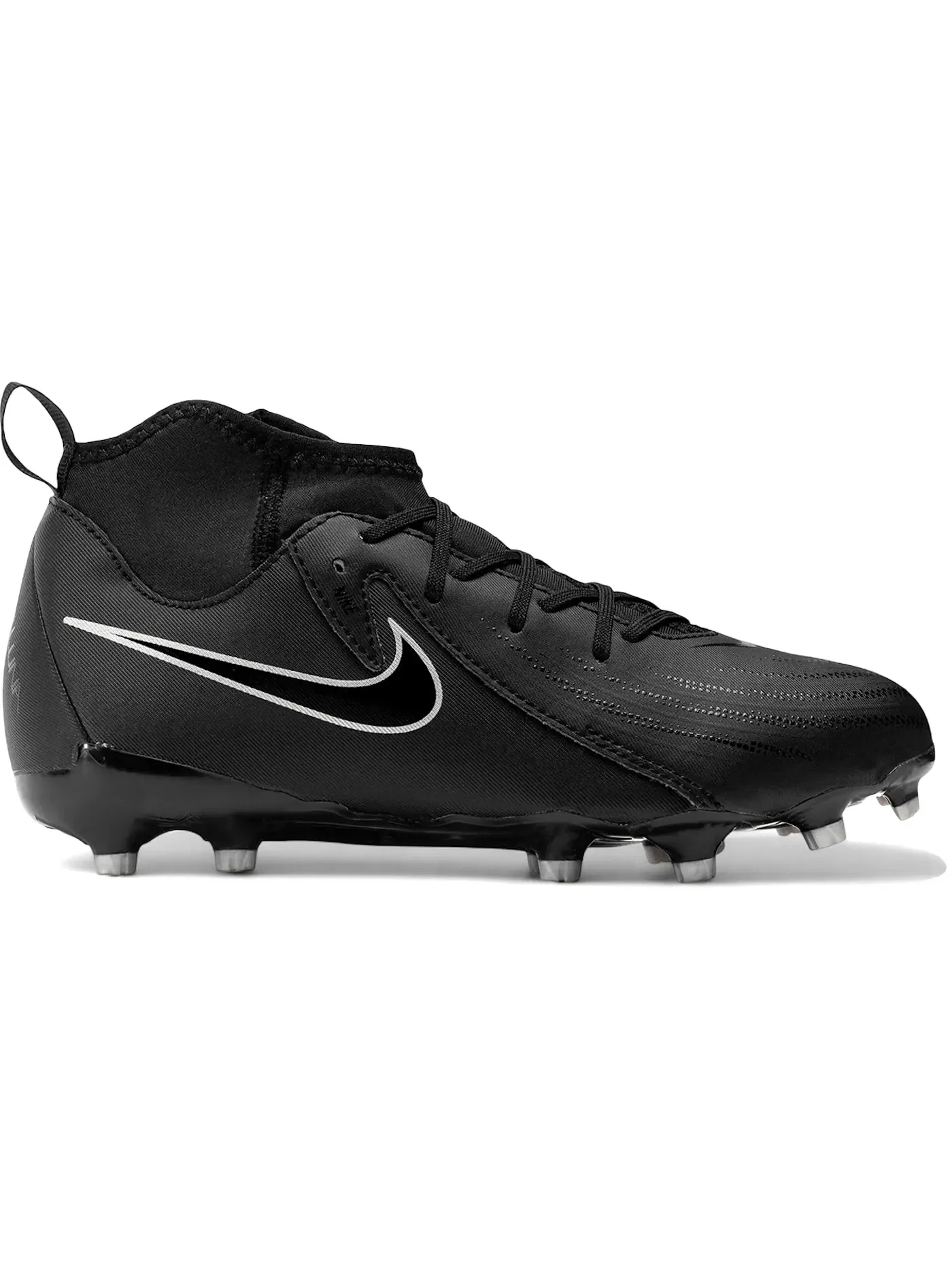 Детские бутсы Nike Phantom Luna 2 Academy FG/MG — изображение 1 из 1, черный