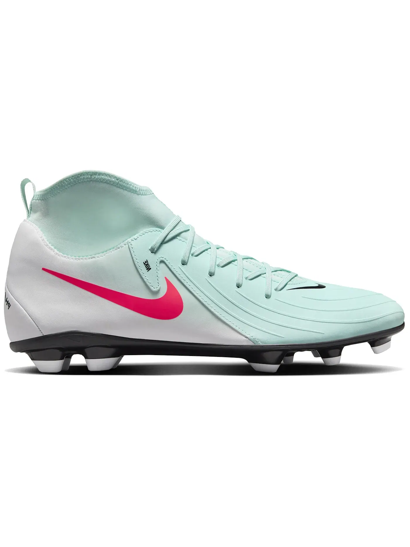 Мужские бутсы с высоким верхом Nike Phantom Luna 2 Club MG High — изображение 1 из 1, черный/красный
