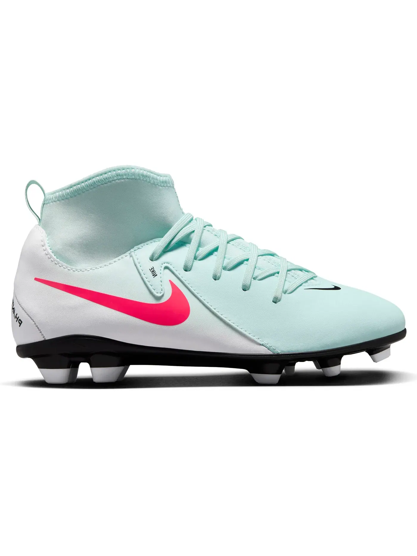 Детские бутсы для девочек с высоким верхом Nike Phantom Luna 2 Club MG — изображение 1 из 1, черный/красный