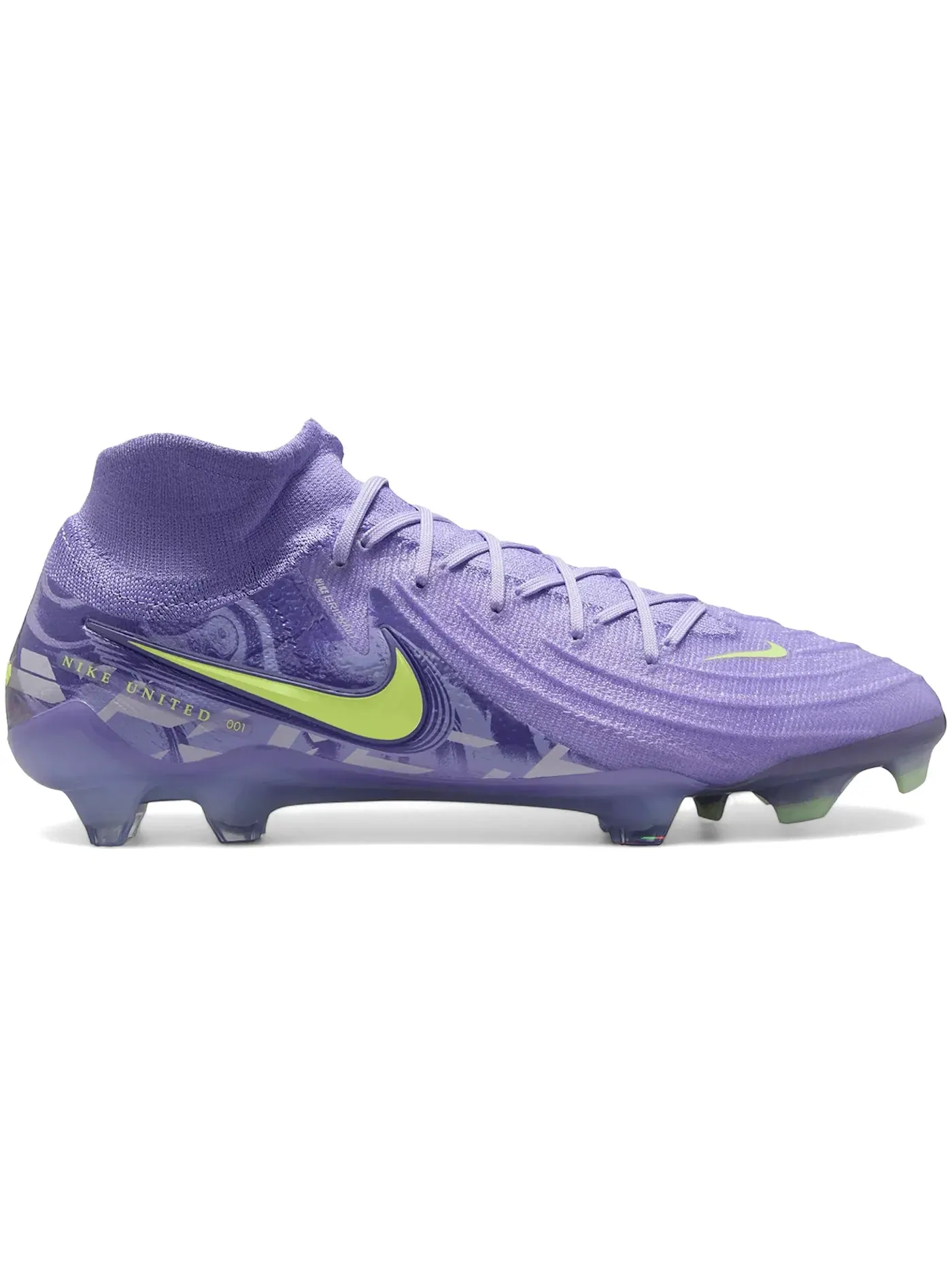 Мужские бутсы для футбола с высоким верхом Nike Phantom Luna 2 Elite FG — изображение 1 из 1, фиолетовый