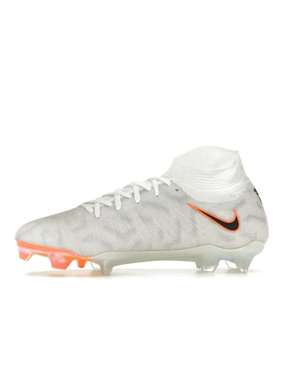 Женские бутсы с длинным рукавом Nike Phantom Luna Elite FG — изображение 3 из 4, белый/оранжевый/черный
