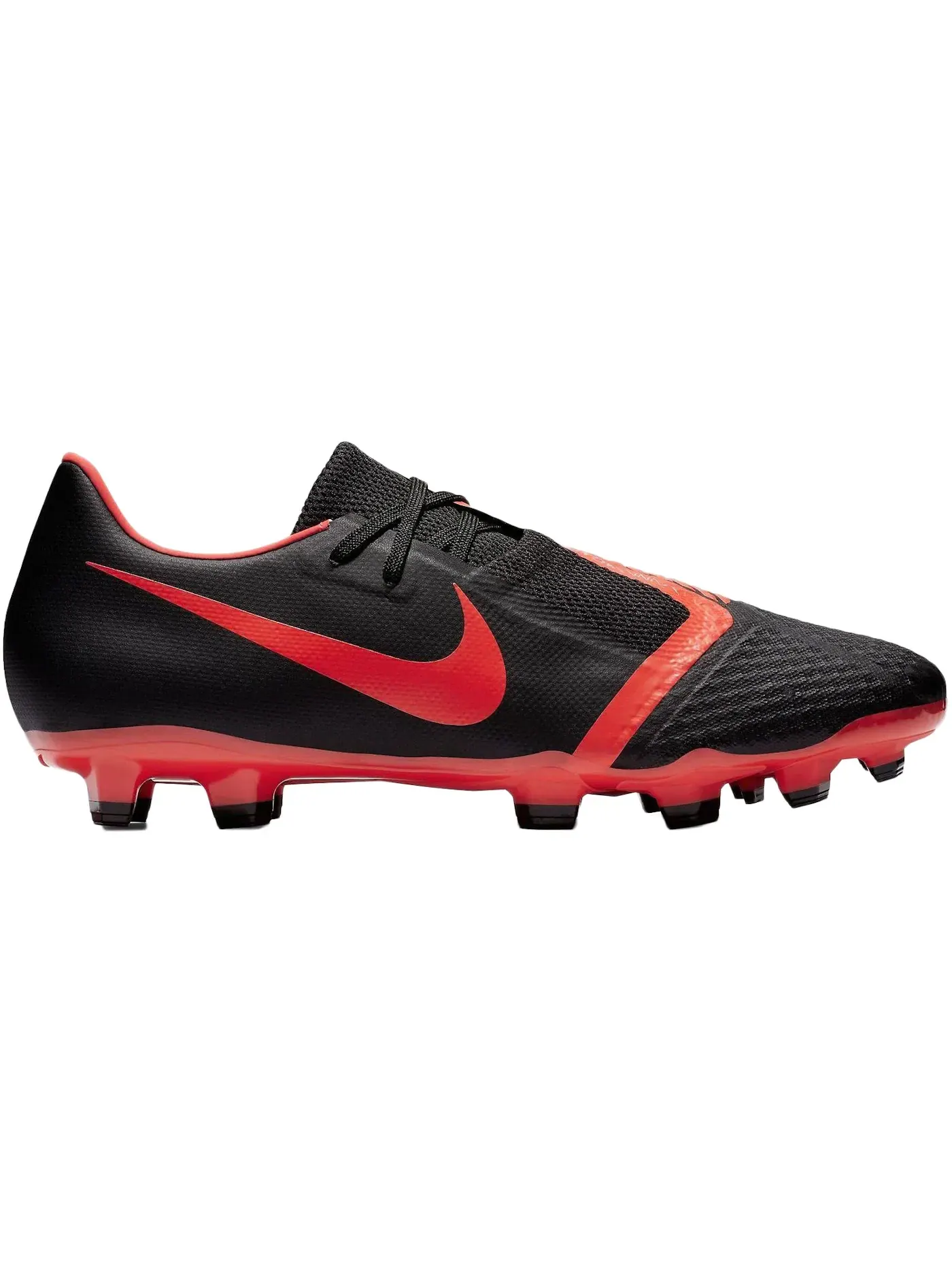Мужские бутсы для футбола с фиксированными шипами Nike Phantom Venom Academy FG — изображение 1 из 1, черный/красный