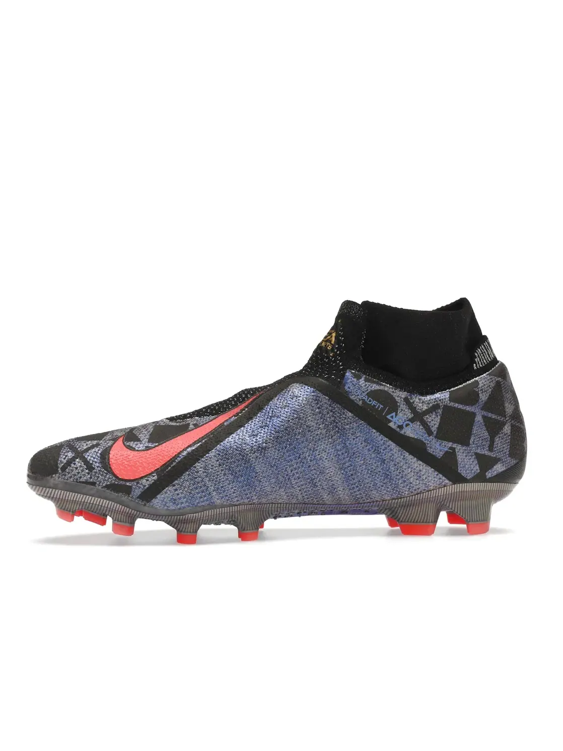 Мужские бутсы с высоким верхом Nike Phantom Vision Elite Dynamic Fit FG — изображение 3 из 4, белый/яркий-синий-черный