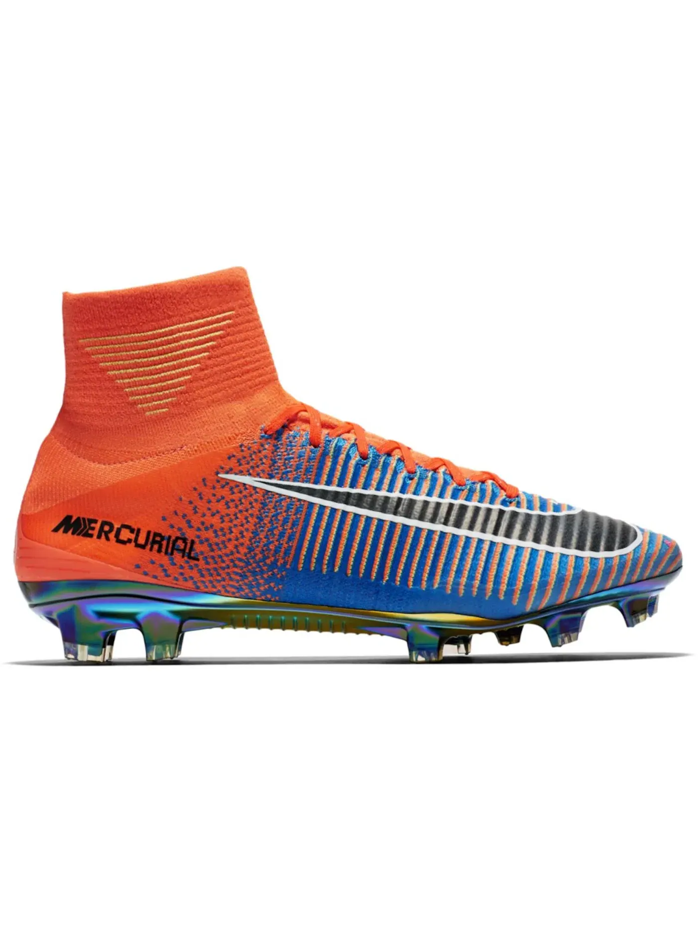 Мужские бутсы с высоким верхом Nike Superfly Mercurial — изображение 1 из 1, синий-зеленый-черный