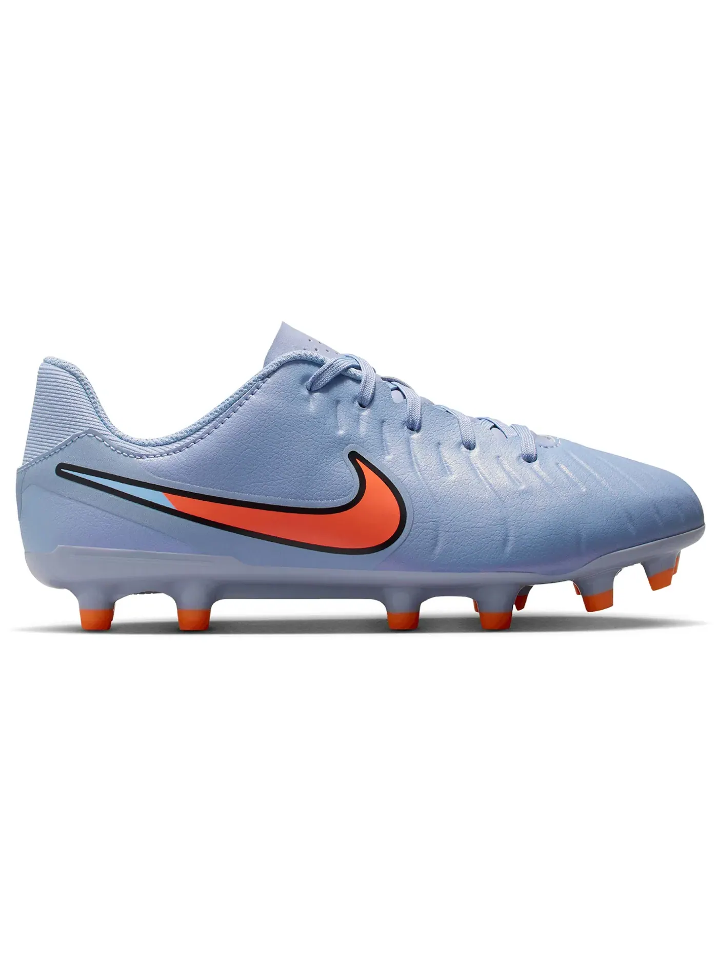 Детские бутсы с шипами Nike Tiempo Legend 10 Academy FG/MG — изображение 1 из 1, синий/черный