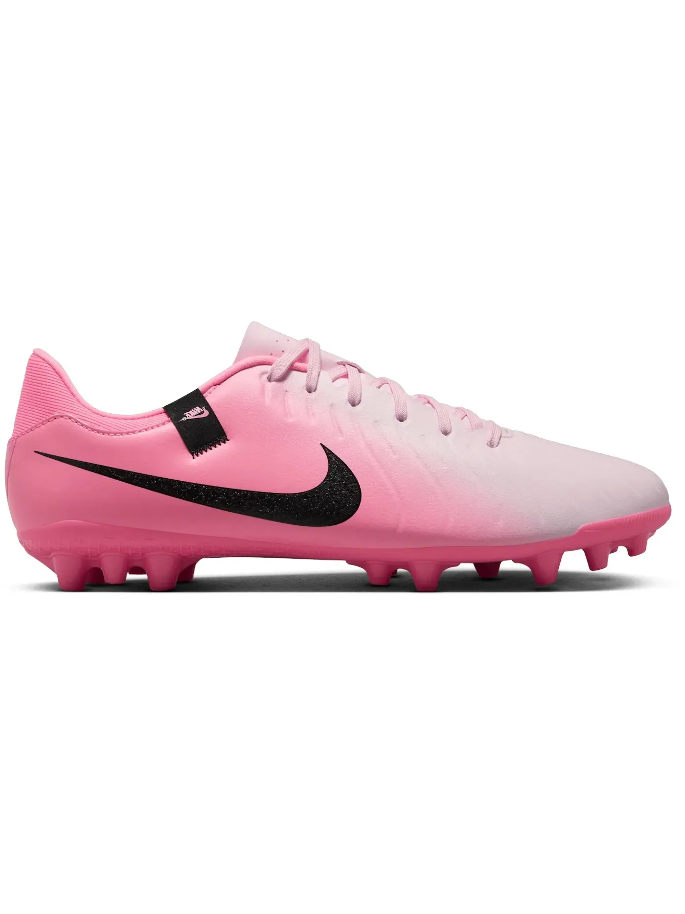 Мужские бутсы с натуральной кожи Tiempo Legend 10 Academy FG Nike — изображение 1 из 1, розовый черный