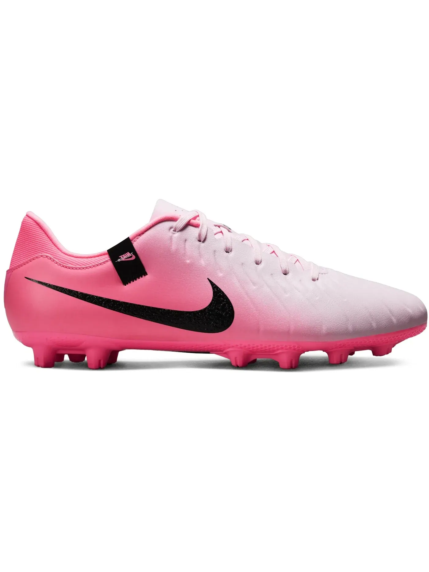 Мужские бутсы с высоким захватом Nike Tiempo Legend 10 Academy HG — изображение 1 из 1, розовый/черный