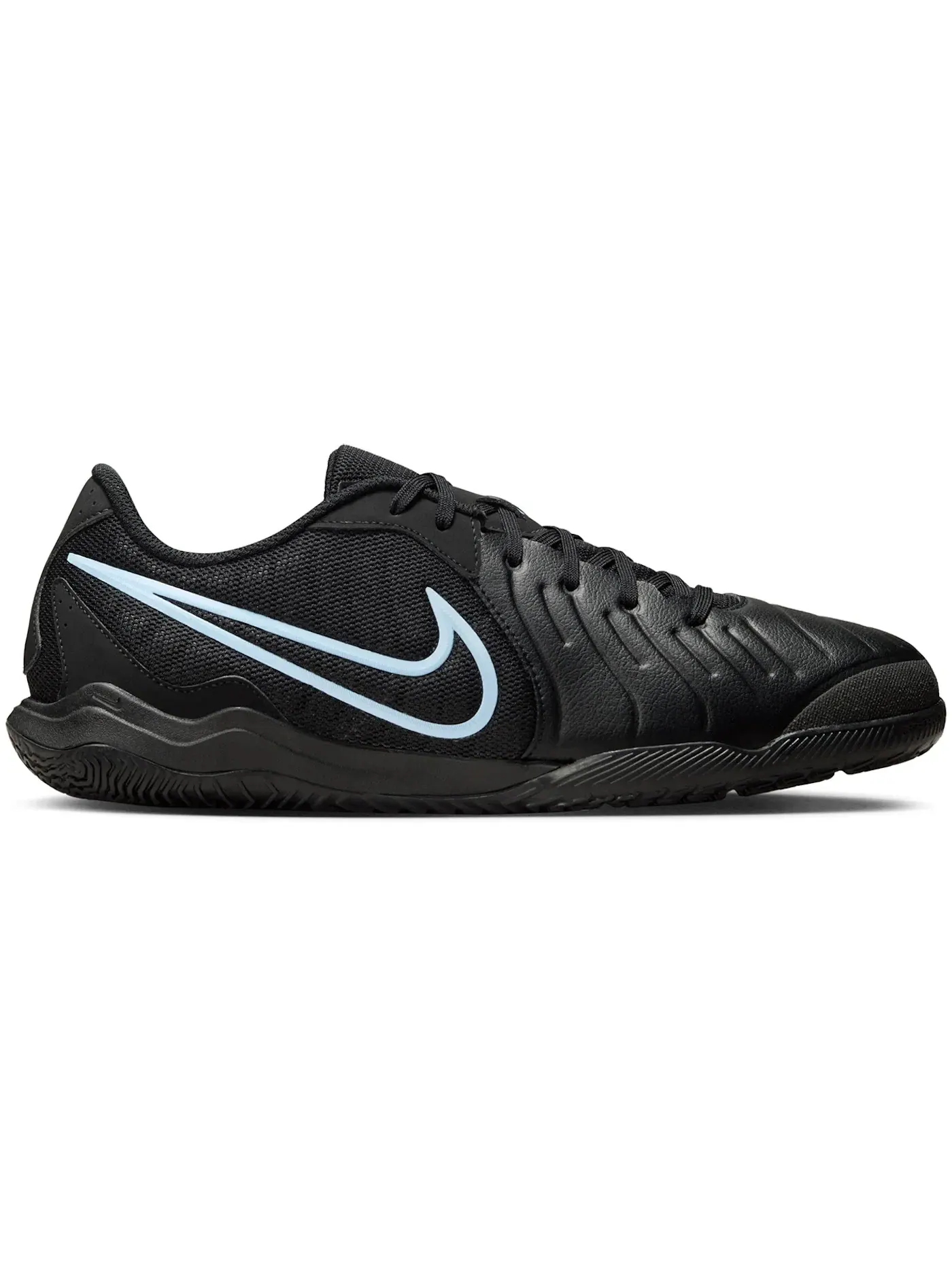 Мужские бутсы Nike Tiempo Legend 10 Academy IC — изображение 1 из 1, черный/черный