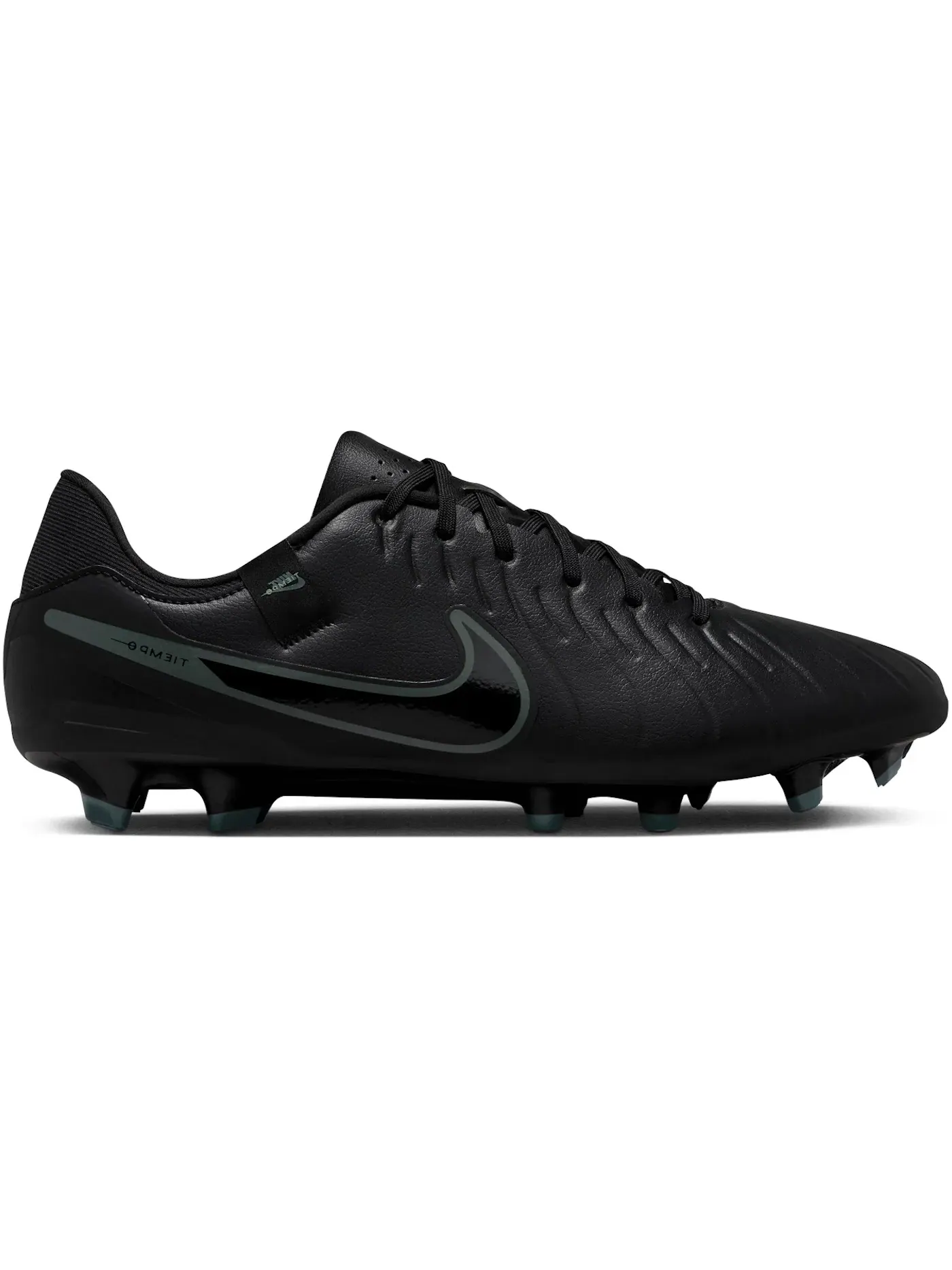 Мужские бутсы с длинным рукавом Nike Tiempo Legend 10 Academy MG — изображение 1 из 1, черный/глубокий/черный
