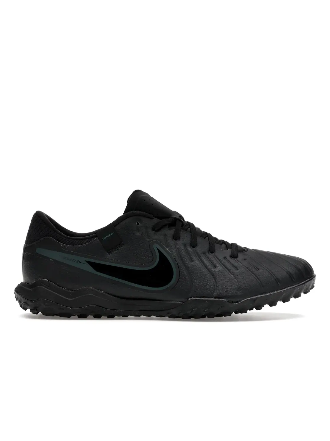 Мужские бутсы с синтетическим верхом Nike Tiempo Legend 10 Academy TF — изображение 1 из 4, черный/глубокий/черный