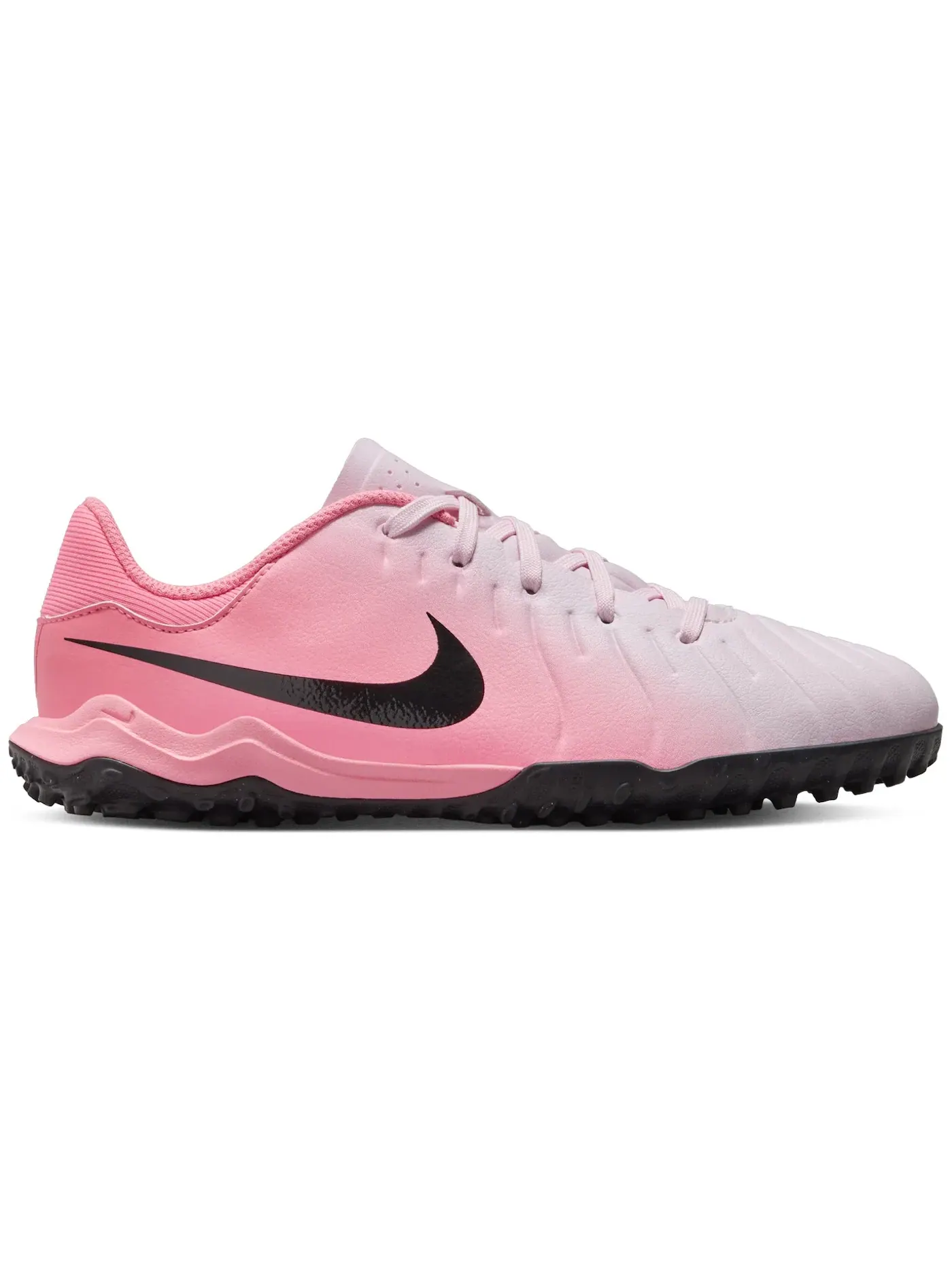 Детские бутсы для девочек с искусственной кожей Nike Tiempo Legend 10 Academy TF — изображение 1 из 1, розовый черный