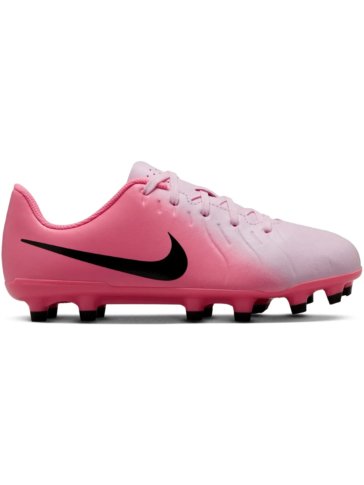 Детские бутсы Nike Tiempo Legend 10 Club MG — изображение 1 из 1, розовый черный