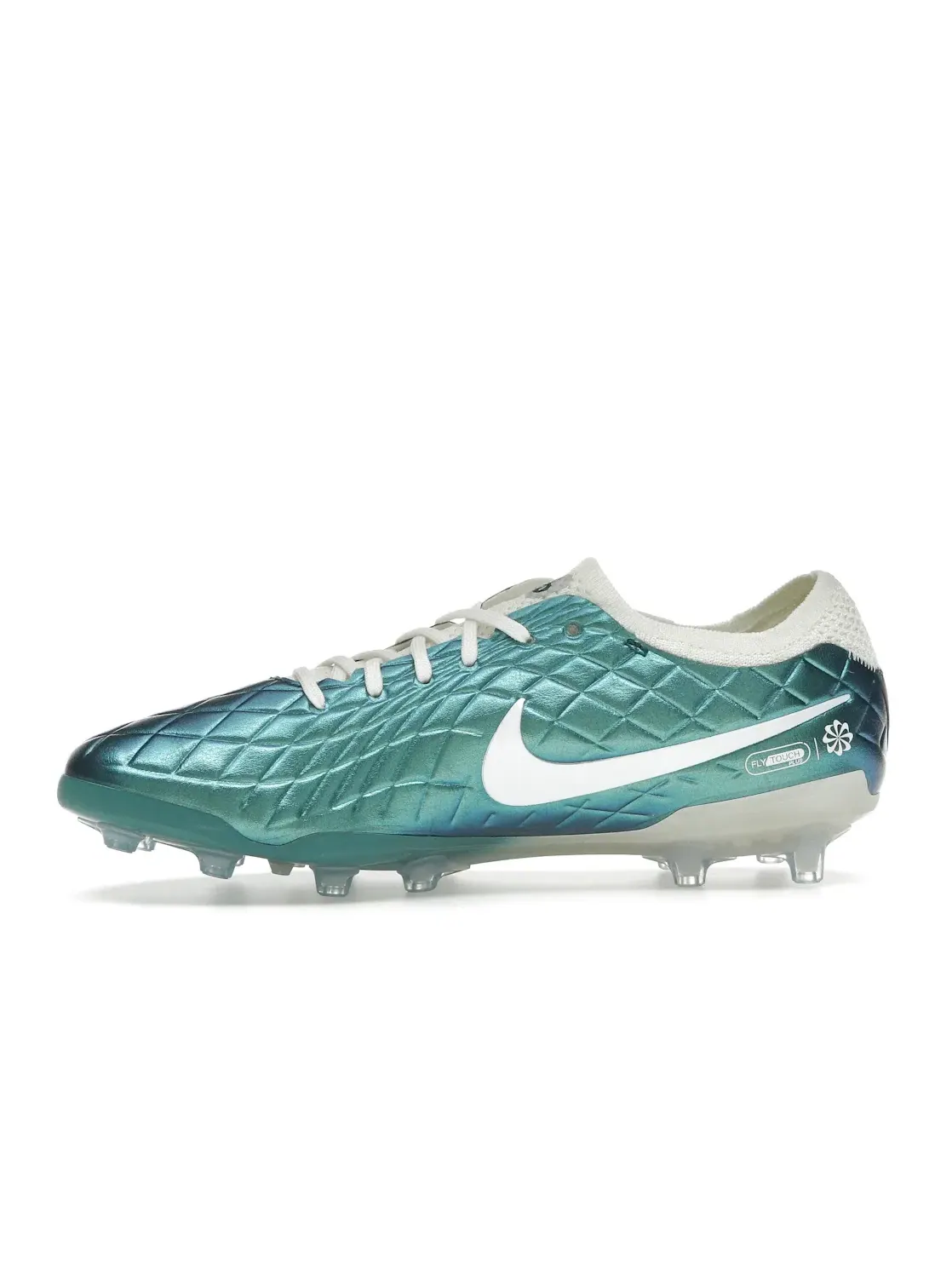 Мужские бутсы с мягким верхом Nike Tiempo Legend 10 Elite AG-Pro, Dark Atomic Teal/Sail — изображение 3 из 4