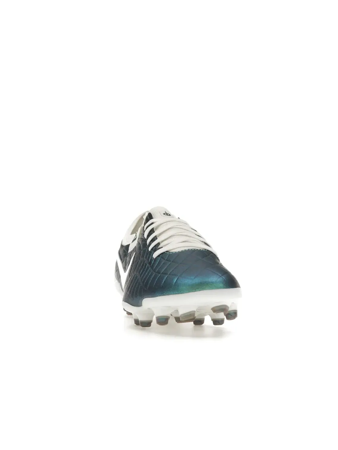 Мужские бутсы с кожаным верхом Nike Tiempo Legend 10 Elite FG, Dark Atomic Teal Sail — изображение 2 из 4
