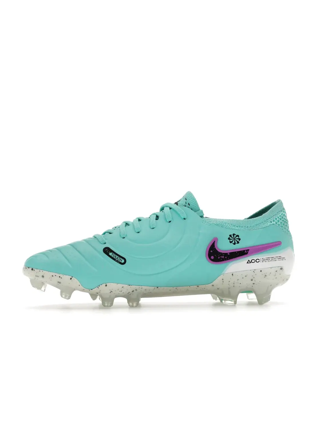 Мужские бутсы с шипами Nike Tiempo Legend 10 Elite FG — изображение 3 из 4, черный
