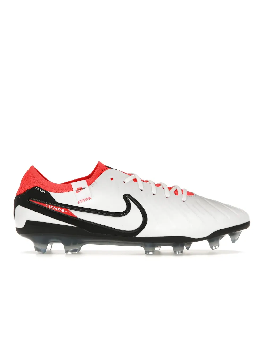 Мужские бутсы с натуральной кожи Nike Tiempo Legend 10 Elite FG — изображение 1 из 4, белый яркий черный