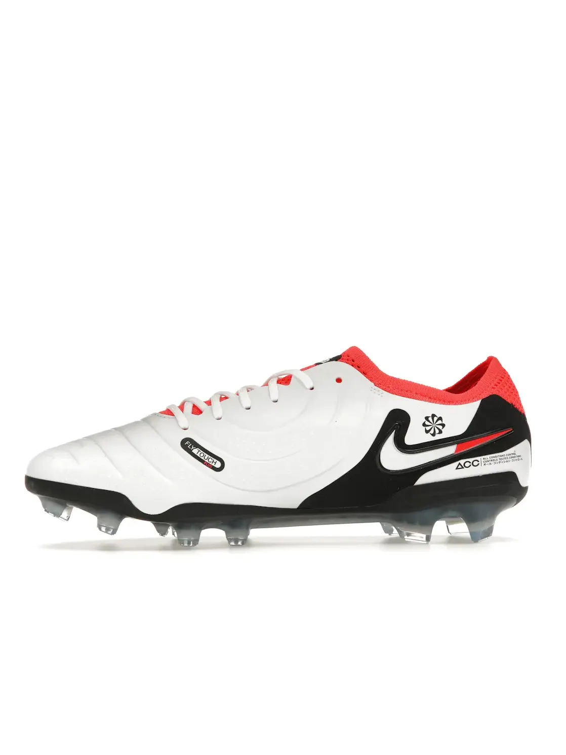 Мужские бутсы с натуральной кожи Nike Tiempo Legend 10 Elite FG — изображение 3 из 4, белый яркий черный