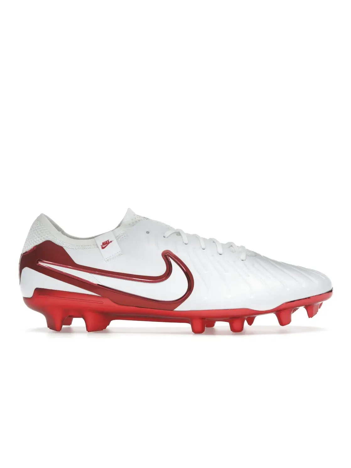 Мужские бутсы с кожаным верхом Nike Tiempo Legend 10 Elite LV8 FG — изображение 1 из 4, белый/мульти