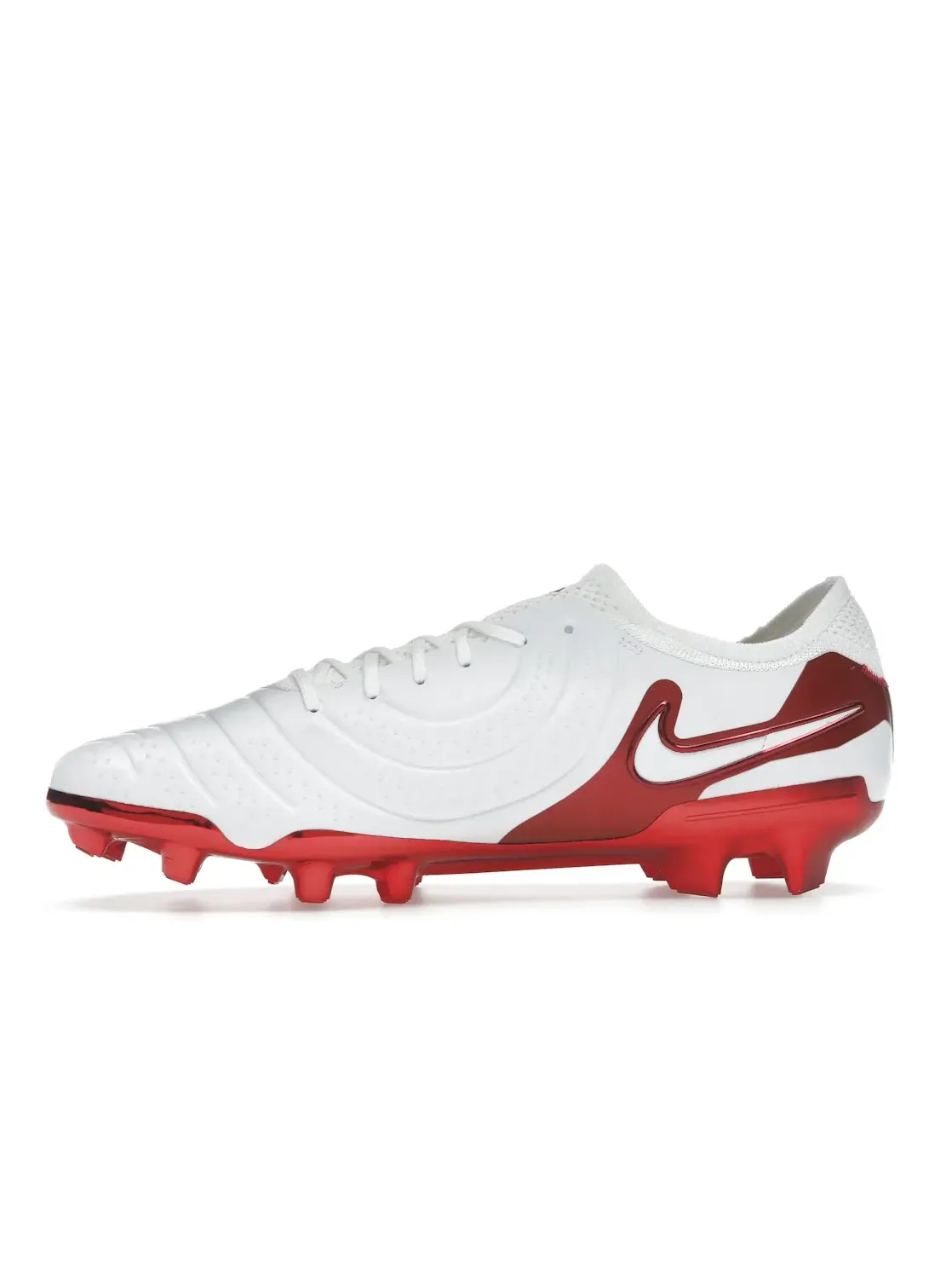 Мужские бутсы с кожаным верхом Nike Tiempo Legend 10 Elite LV8 FG — изображение 3 из 4, белый/мульти