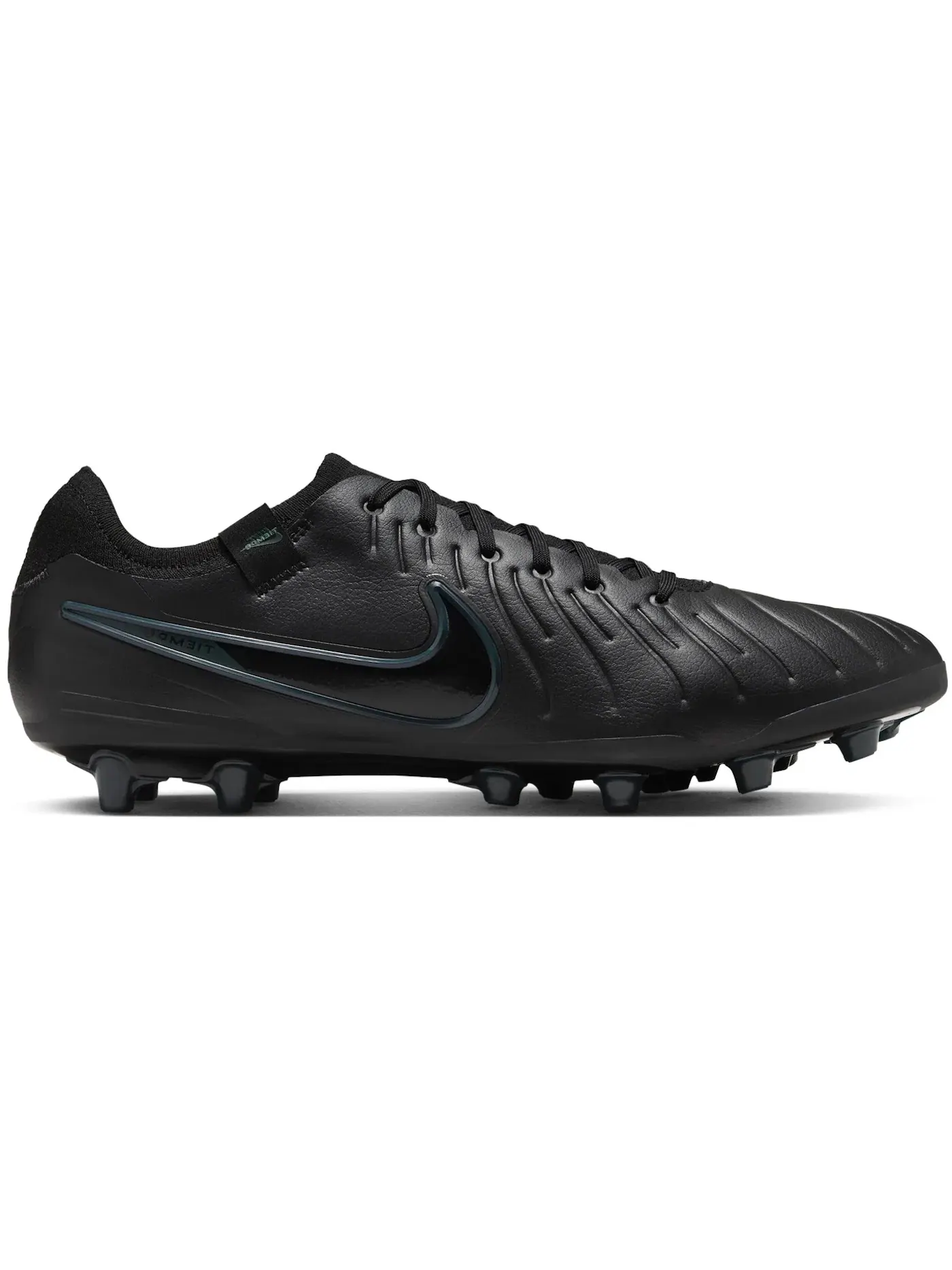Мужские бутсы с искусственной замшей Nike Tiempo Legend 10 Pro AG-Pro — изображение 1 из 1, черный глубокий черный