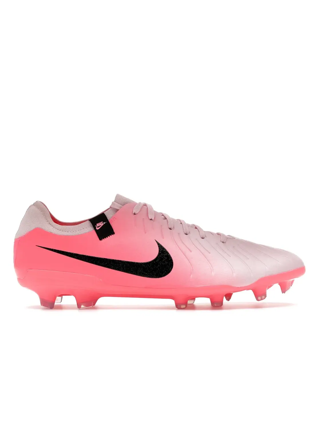 Мужские бутсы футбольные Nike Tiempo Legend 10 Pro FG — изображение 1 из 4, розовый/черный