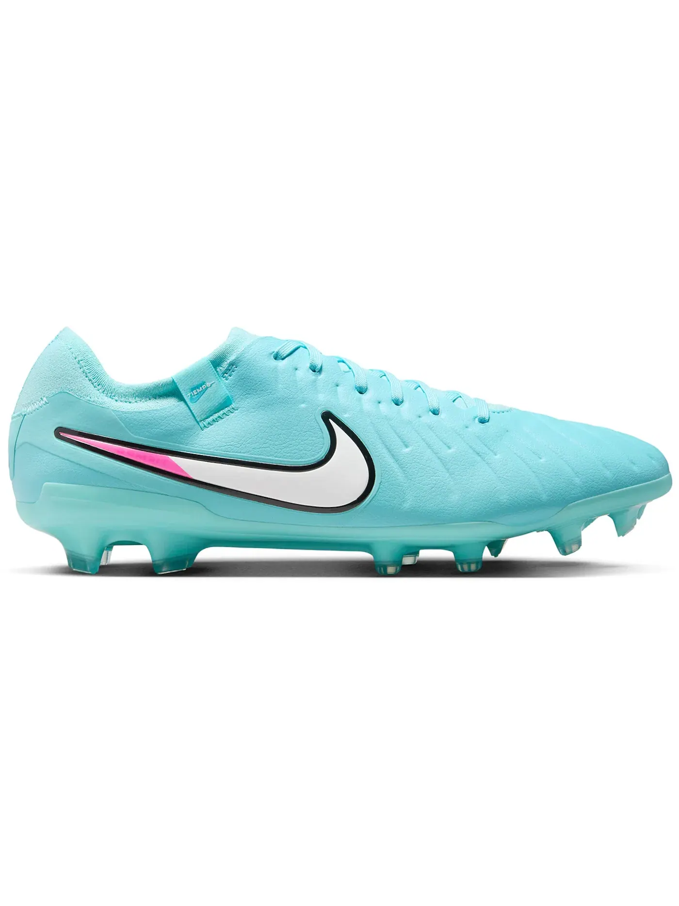 Мужские бутсы с высоким качеством кожи Nike Tiempo Legend 10 Pro FG — изображение 1 из 1, белый