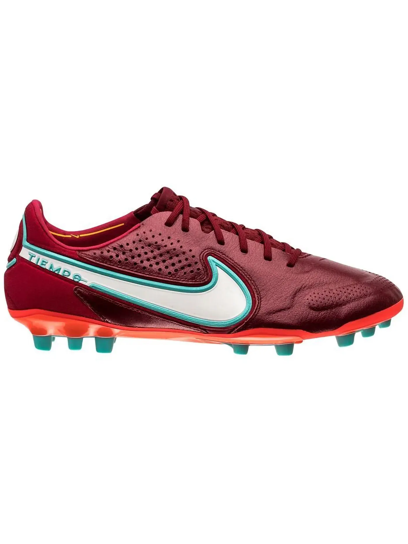 Мужские бутсы премиум-класса Nike Tiempo Legend 9 Elite AG Pro — изображение 1 из 1, красный//яркий/белый