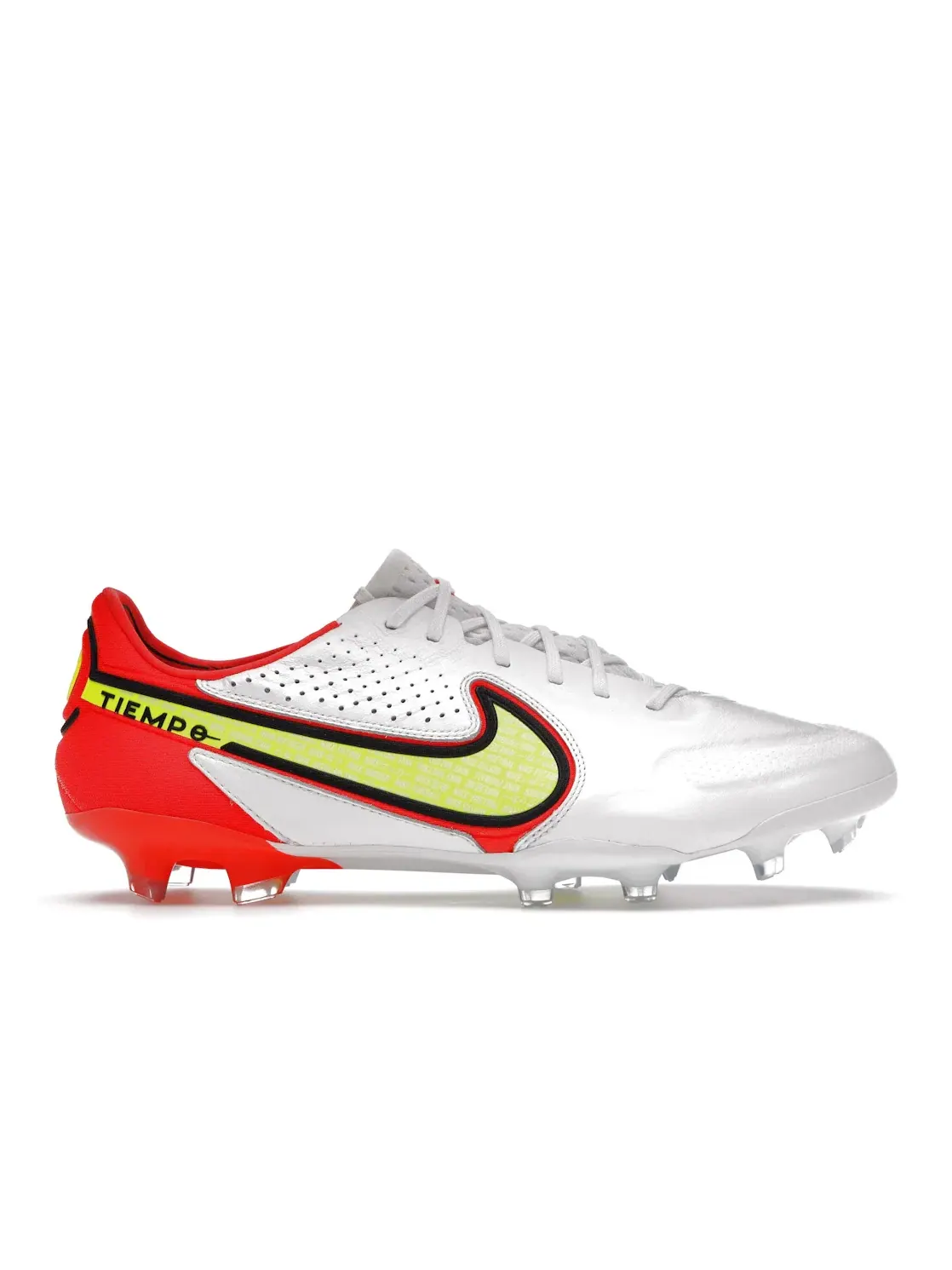 Мужские бутсы футбольные Nike Tiempo Legend 9 Elite FG — изображение 1 из 4, белый/яркий