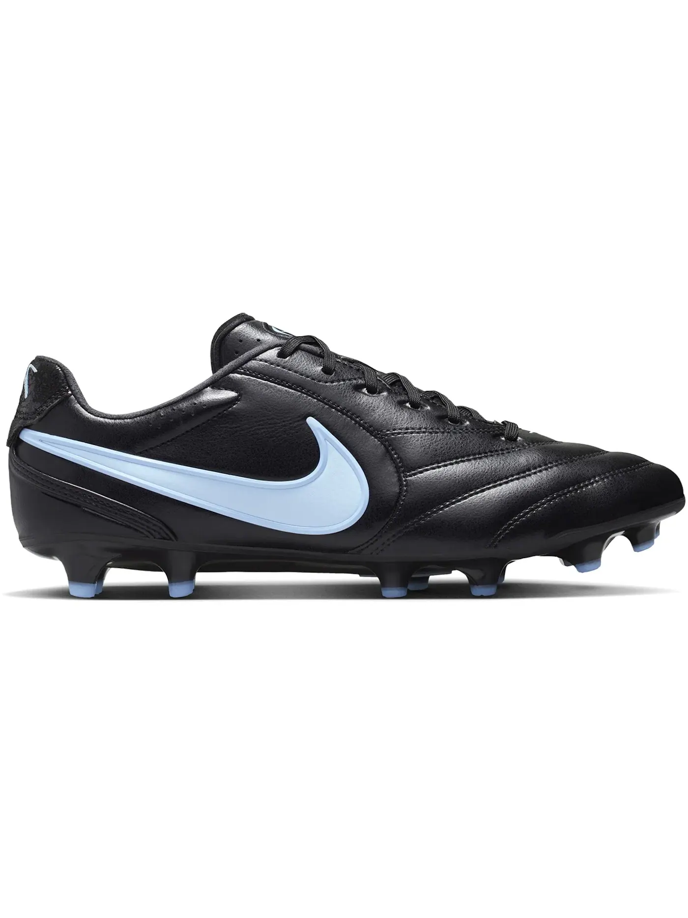 Мужские бутсы с тканевым верхом Nike Tiempo Ligera Pro FG — изображение 1 из 1, черный/синий