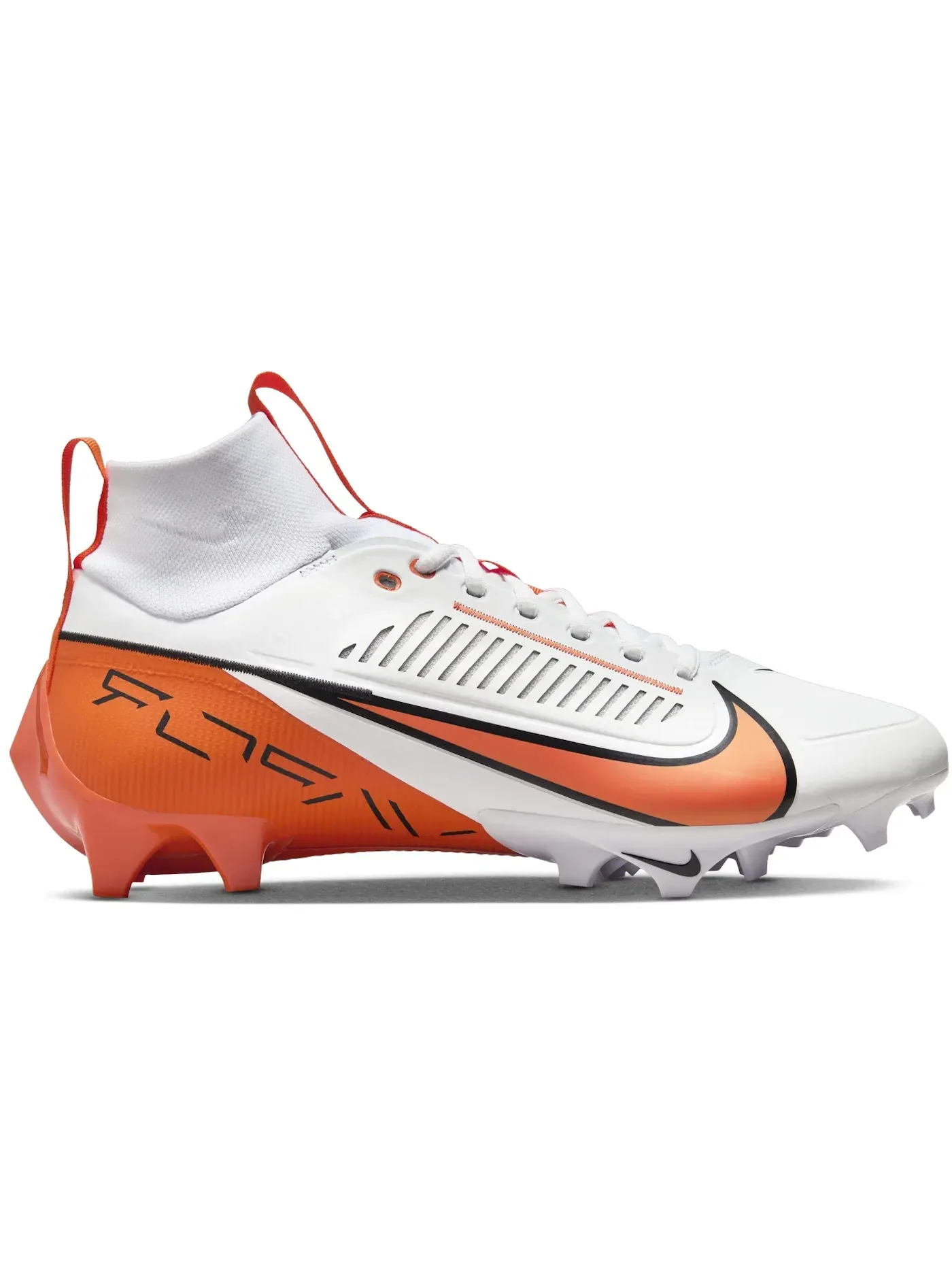 Мужские бутсы без шнуровки Nike Vapor Edge Pro 360 2 TB Nike — изображение 1 из 1, белый/черный/оранжевый