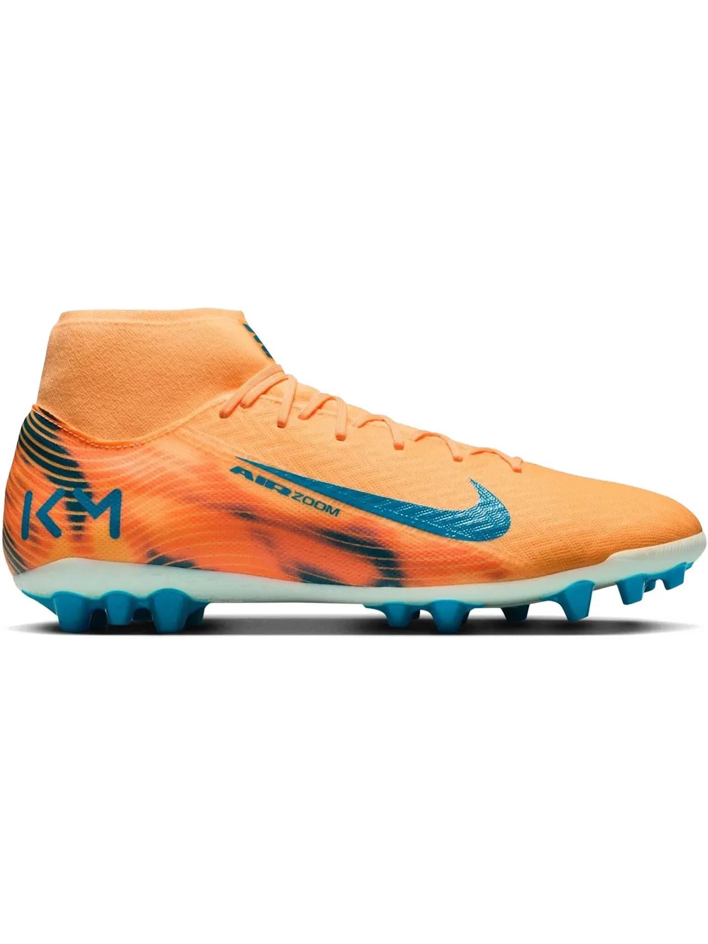 Мужские бутсы с принтом Nike Zoom Mercurial Superfly 10 Academy AG, Melon Tint/Igloo/Neo Turquoise — изображение 1 из 1