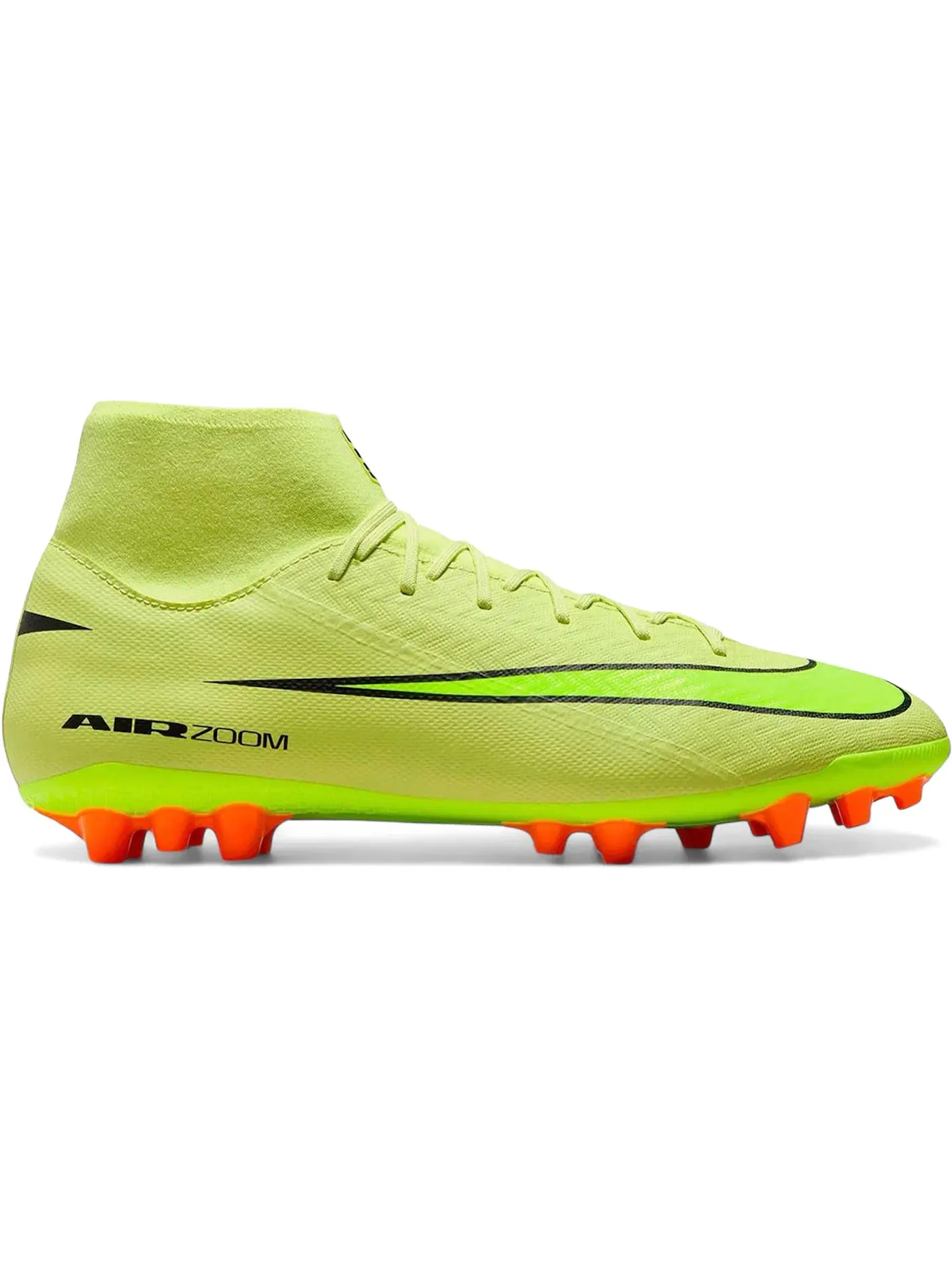 Мужские бутсы с высоким берцем Nike Zoom Mercurial Superfly 10 Academy AG, Limelight/Hyper Crimson/Volt — изображение 1 из 1