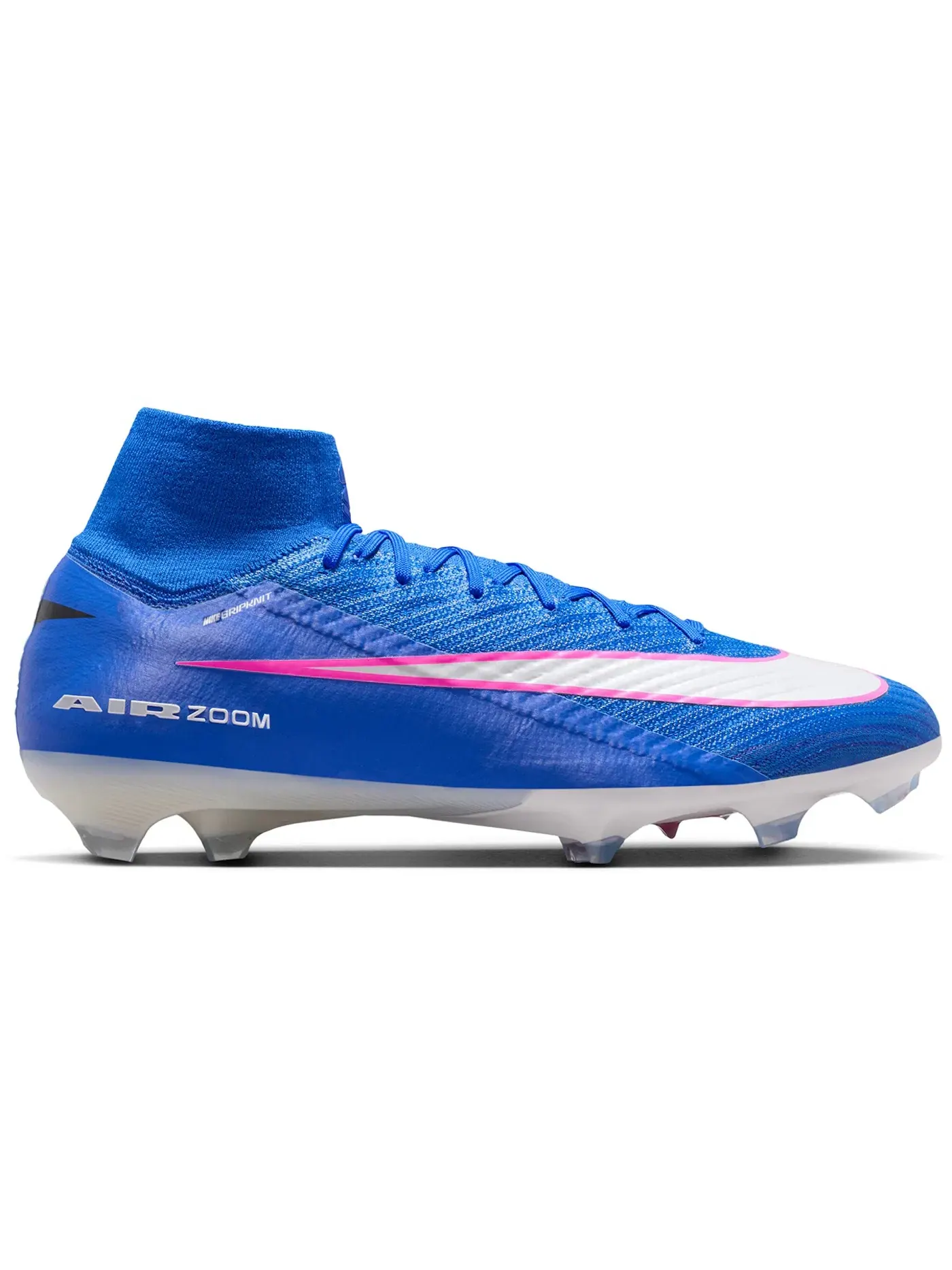 Мужские бутсы с высоким верхом Nike Zoom Mercurial Superfly 10 Elite FG — изображение 1 из 1, синий/белый