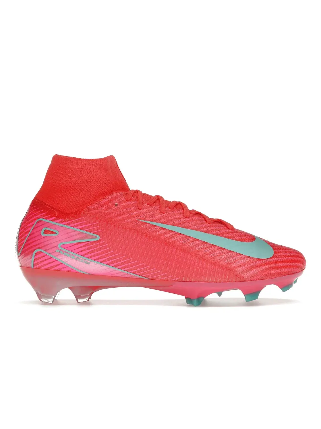 Мужские бутсы с высоким интенсивным дизайном Nike Zoom Mercurial Superfly 10 Elite FG Mad Energy Pack — изображение 1 из 4