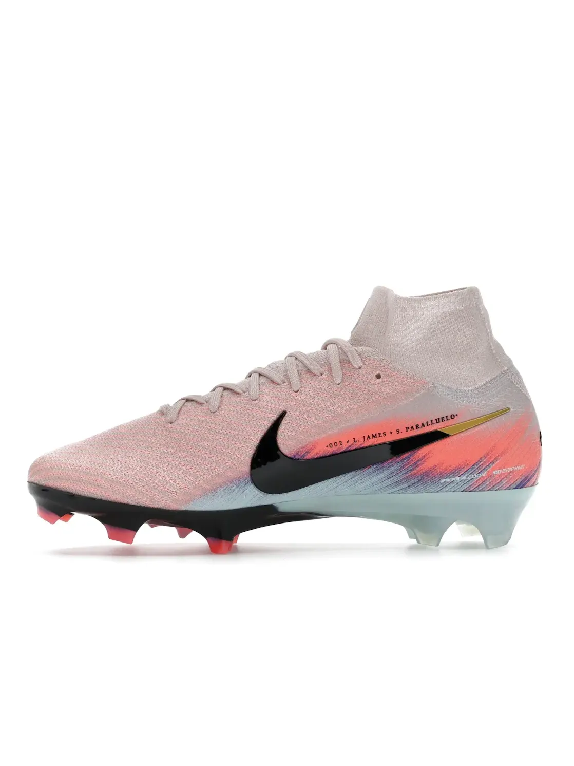 Мужские бутсы с высоким воротником Nike Zoom Mercurial Superfly 10 Elite FG — изображение 3 из 4, красный/синий