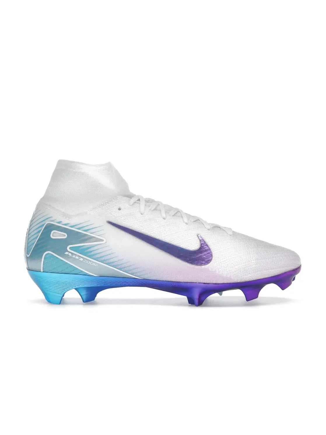 Мужские бутсы с высокой скоростью Nike Zoom Mercurial Superfly 10 Elite LV8 FG Nike — изображение 1 из 4, белый мульти