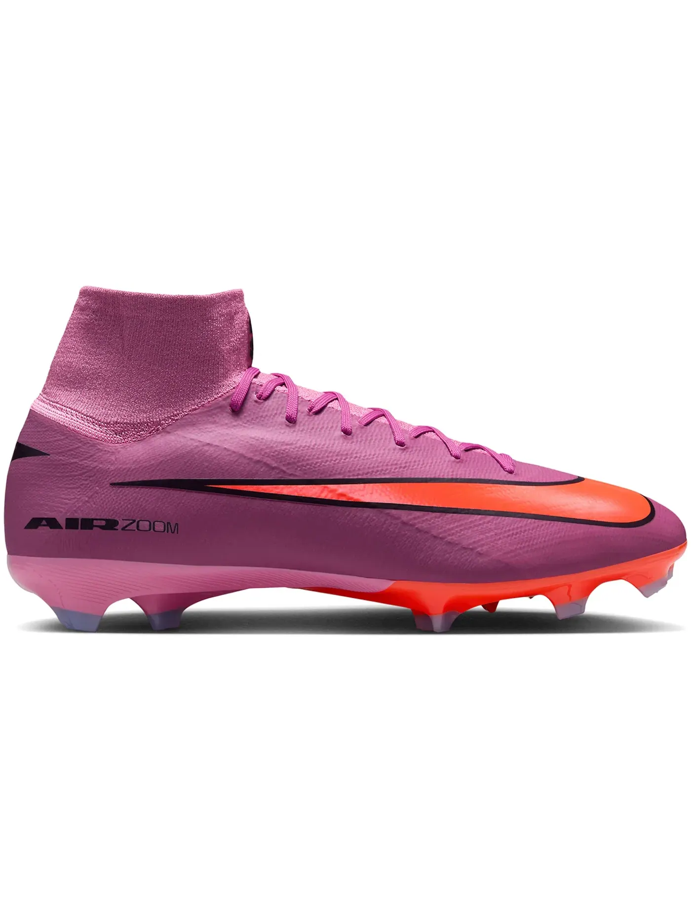 Мужские бутсы для футбола с высоким верхом Nike Zoom Mercurial Superfly 10 Pro FG — изображение 1 из 1, черный