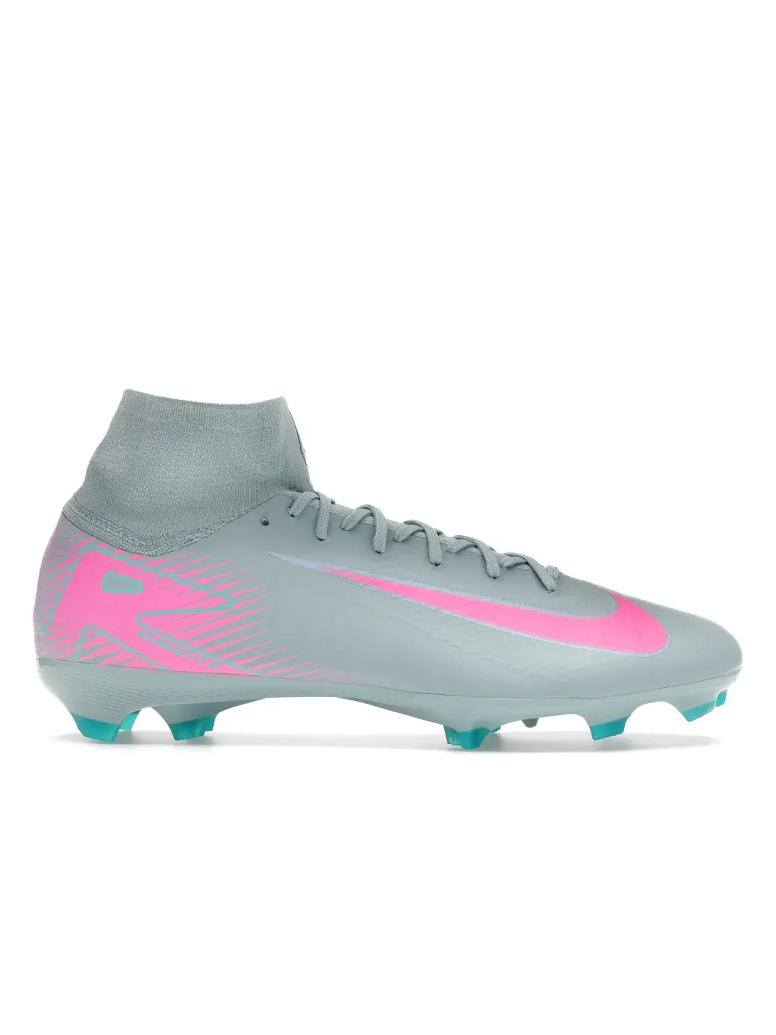 Мужские бутсы с высоким воротником Nike Zoom Mercurial Superfly 10 Pro FG — изображение 1 из 4, розовый
