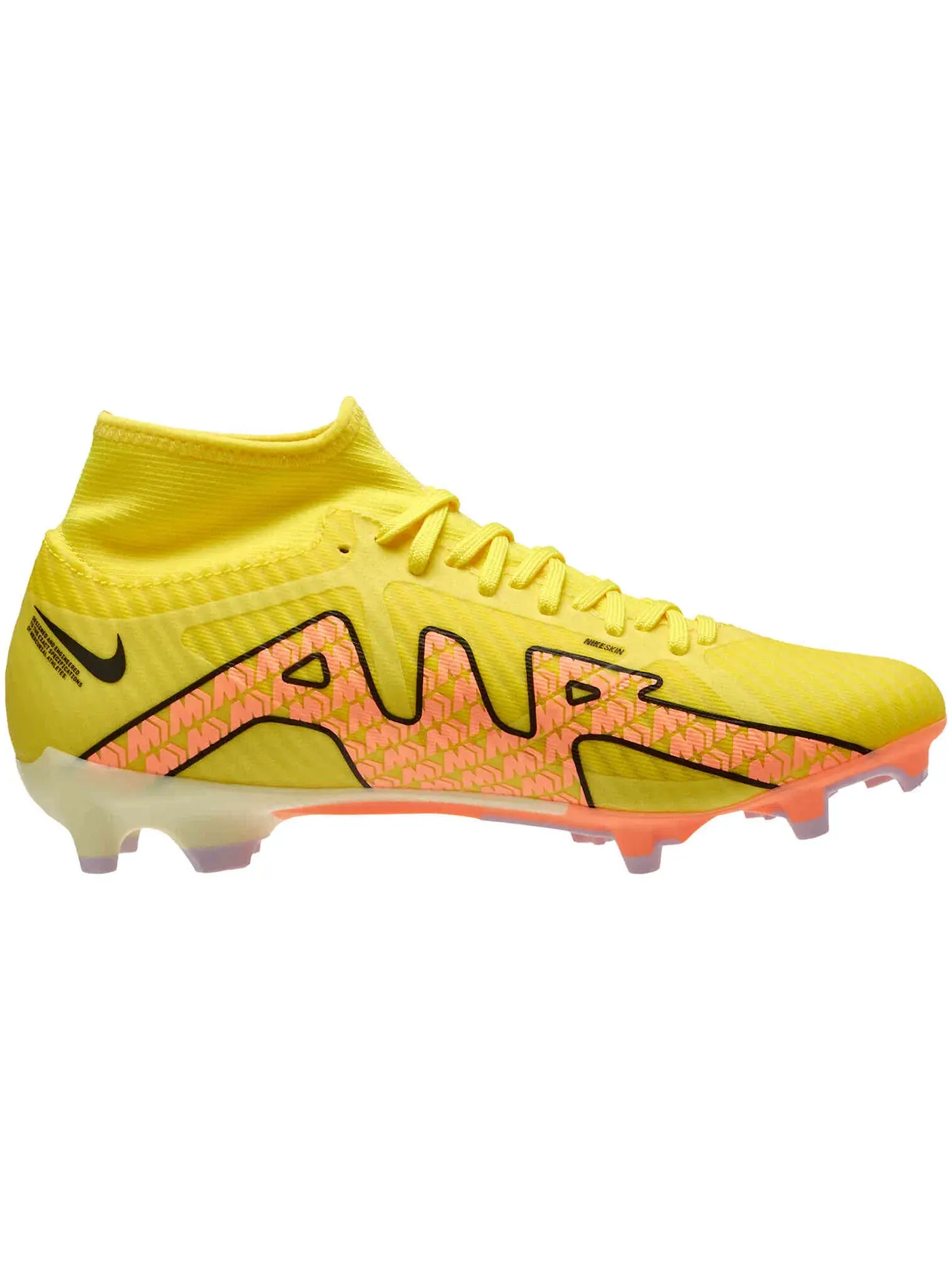 Мужские бутсы Nike Zoom Mercurial Superfly 9 Academy MG — изображение 2 из 2, желтый