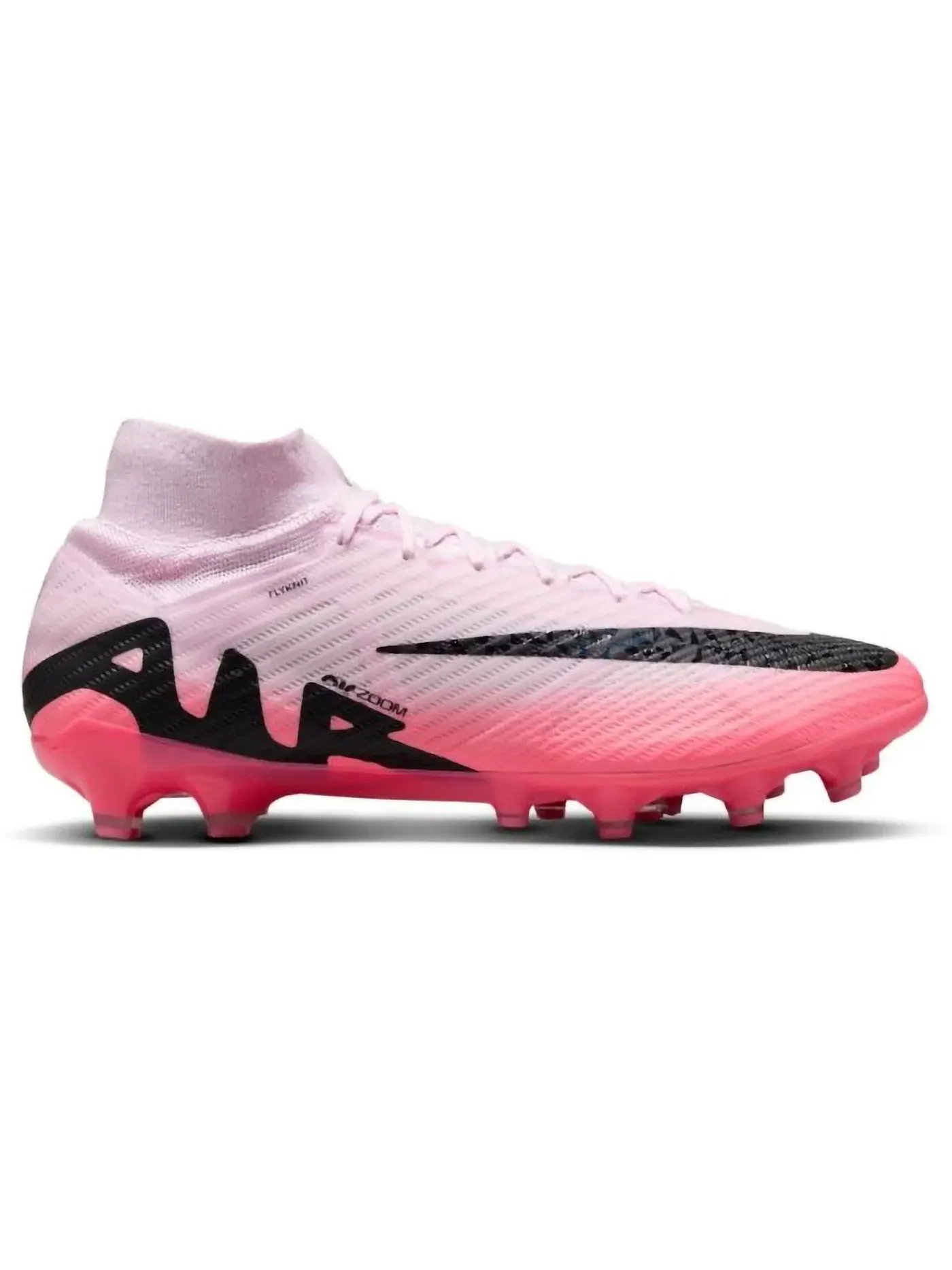 Мужские бутсы с длинным рукавом Nike Zoom Mercurial Superfly 9 Elite AG-Pro Nike — изображение 1 из 1, розовый/черный