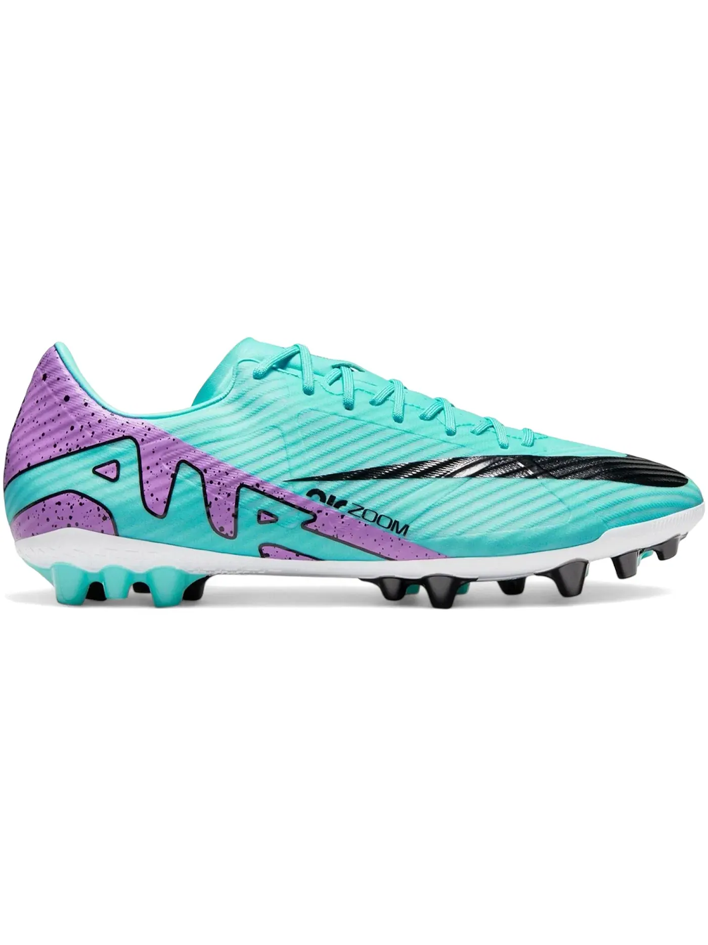 Мужские бутсы с шипами Nike Zoom Mercurial Vapor 15 Academy AG — изображение 1 из 1, черный/белый