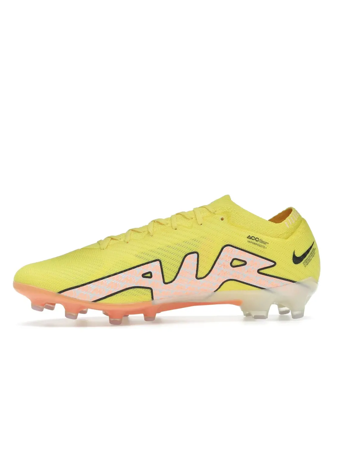 Мужские бутсы с принтом Nike Zoom Mercurial Vapor 15 Elite AG-Pro — изображение 3 из 4, желтый