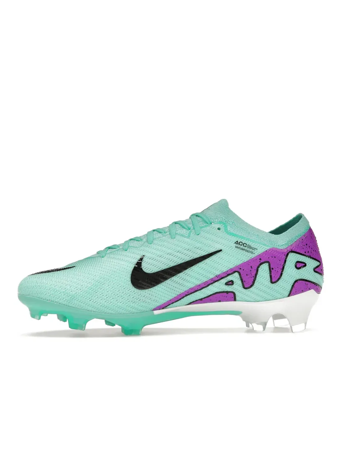 Мужские бутсы Nike Zoom Mercurial Vapor 15 Elite FG — изображение 3 из 4, черный/белый
