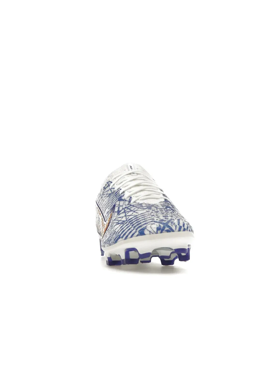 Мужские бутсы с длинным рукавом Nike Zoom Mercurial Vapor 15 Elite FG Pro CR7 — изображение 2 из 4, белый//синий/металлик