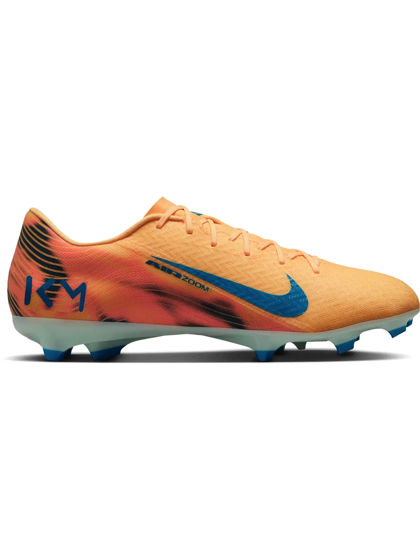 Мужские бутсы Kylian Mbappé Nike, Melon Tint/Igloo/Neo Turquoise — изображение 1 из 1