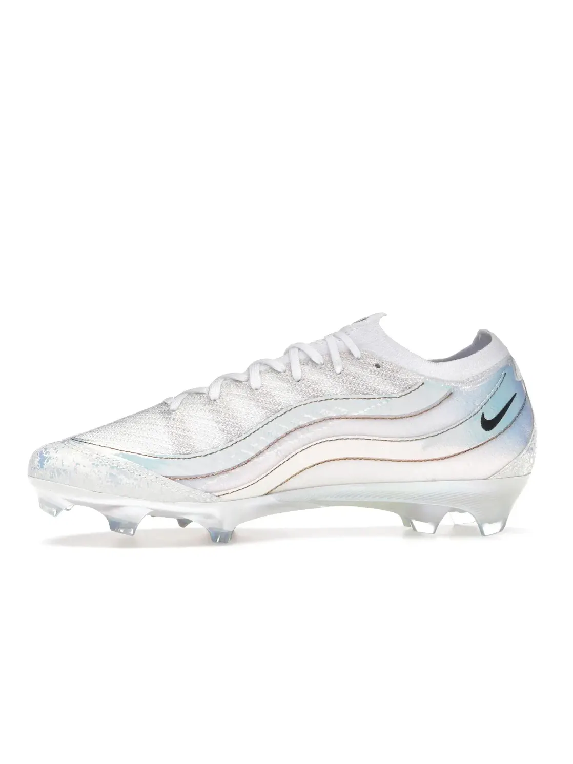 Мужские бутсы с низким вырезом Nike Zoom Mercurial Vapor 16 Elite FG Air Max 95 White — изображение 3 из 4, белый/черный