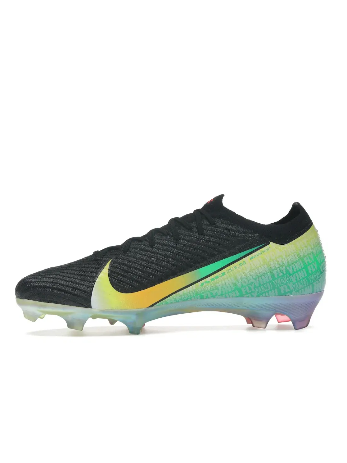 Мужские бутсы с длинным рукавом Nike Zoom Mercurial Vapor 16 Elite FG — изображение 3 из 4, черный/зеленый//желтый