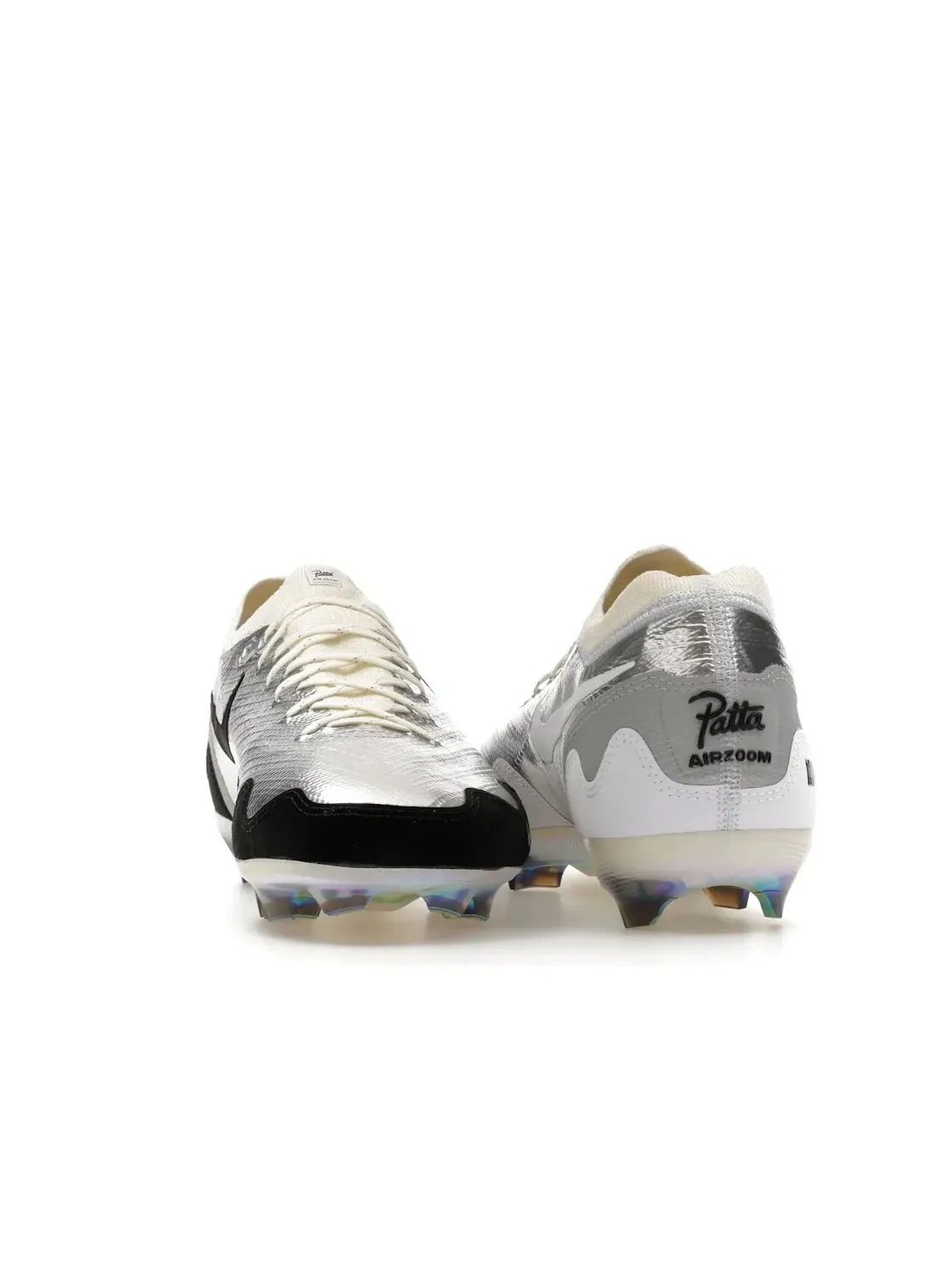 Детские бутсы Nike Jr. Mercurial Vapor 16 Elite Patta Chrome — изображение 4 из 4, черный/белый