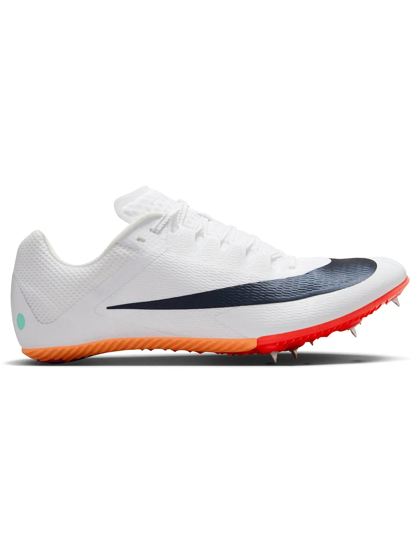 Мужские шиповки для бега с длинными шипами Nike Zoom Rival Sprint — изображение 1 из 1, белый/яркий