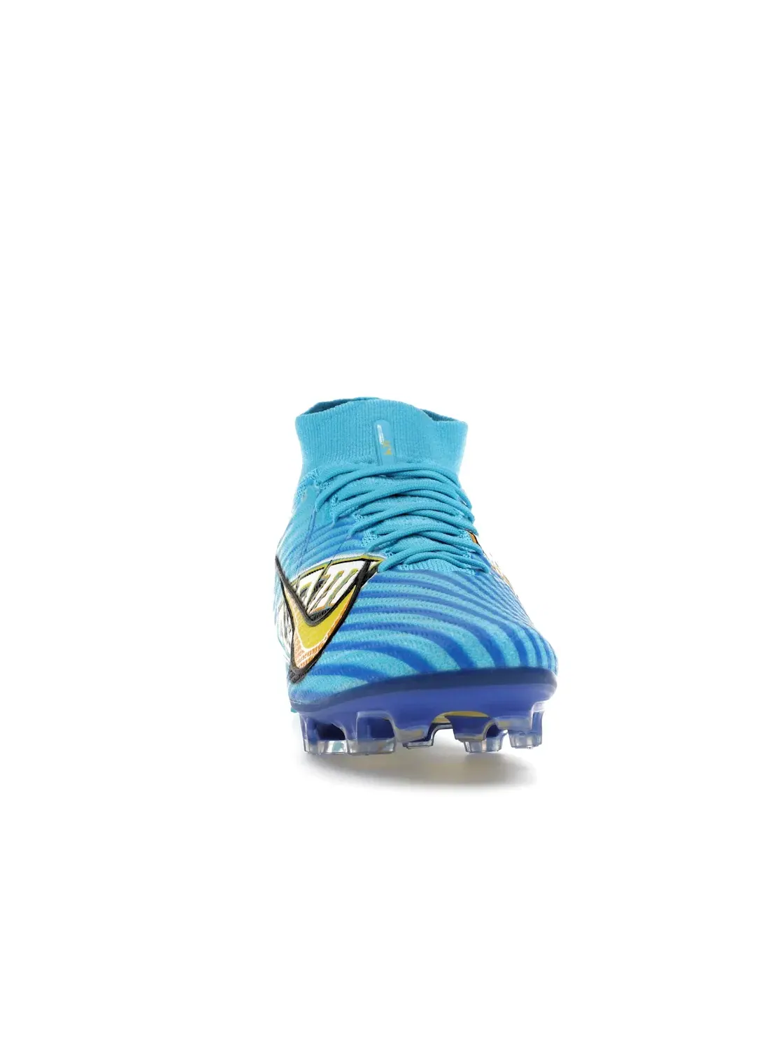 Мужские бутсы Nike Zoom Superfly 9 Elite KM FG — изображение 2 из 4, синий/белый